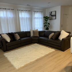 Leather Sectional