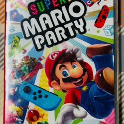 Super Mario Party - Nintendo Switch With Case Tested/Works Adult Owned!