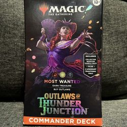 Magic The Gathering : Outlaws Of Thunder Junction Commander Deck