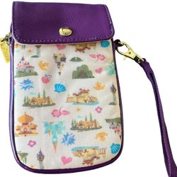 DisneyParks - Tech Wristlet Phone Wallet - Princess/Castle Print  Keep your phone and other essentials secure in this DisneyParks Tech Wristlet Phone 