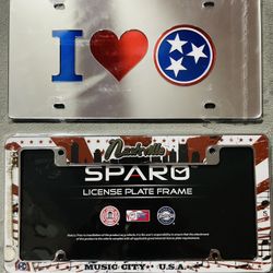 Tennessee State Flag License Plate, New still in plastic. 