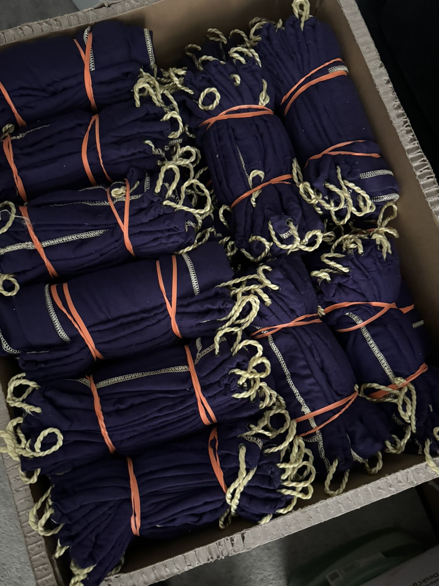 Lot of 1200 Crown Royal bags.