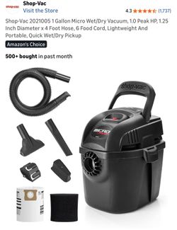 Shop Vac 1 Gallon Wet/Dry