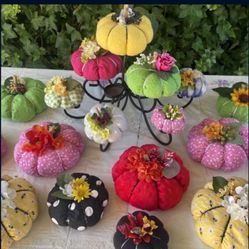 19  Hand Made Pumpkins 
