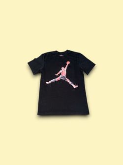 Jordan Watercolor Jumpman Graphic Tee FN5980-010 Black Cotton Mens Small