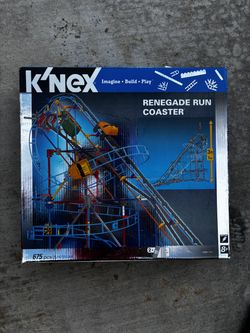 K’nex renegade run coaster building set Used opened box