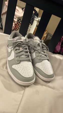 Nike men’s dunk low shoes white/smoke grey