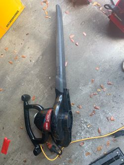 Used corded working blower