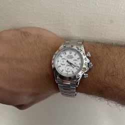 White Daytona Sub Watch 