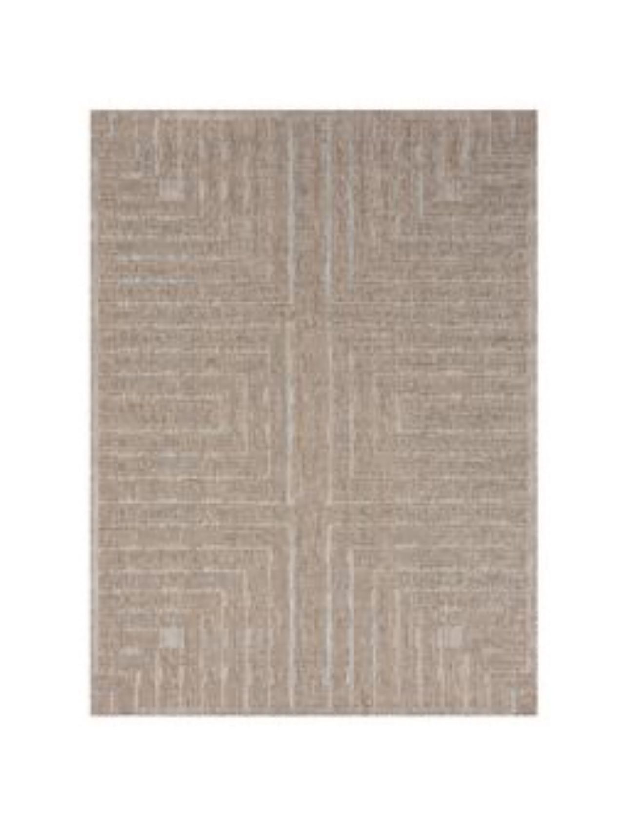 8/10 Outdoor Indoor Beige Rug Carpet