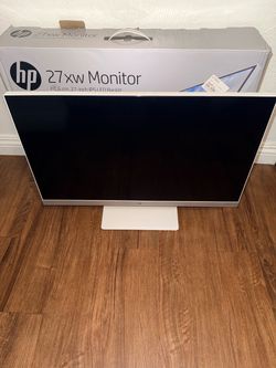HP 27XW Monitor (WHITE)