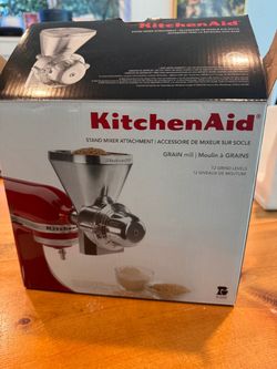 Kitchen aid all metal grain mill attachment for kitchenaid stand mixer