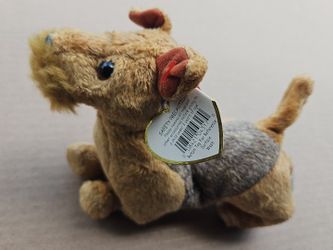 WHISKERS SCHNAUZER TY Beanie Baby Birthday August 6, 2000 With Tags