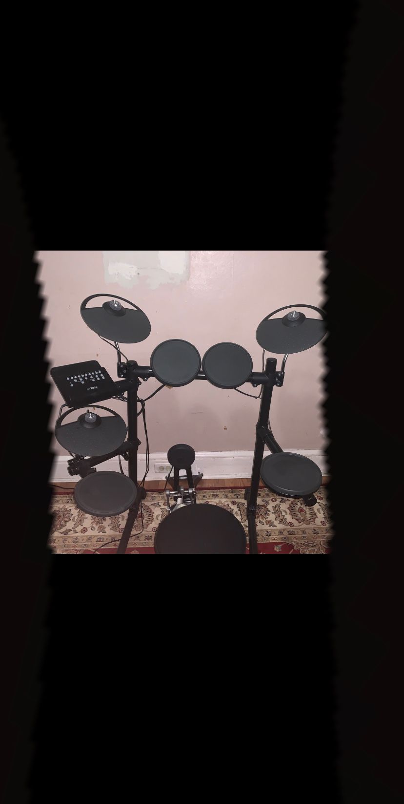 Yamaha DTX Electronic drum set for sale.