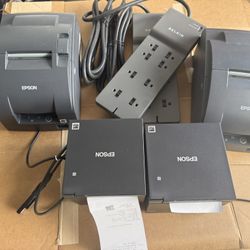 New Epson kitchen and printer receipt including power surge protector 