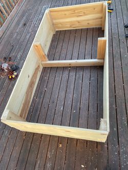 6x3 cedar raised garden bed