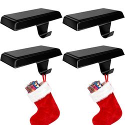 Christmas Weighted Stocking Holders For Mantle Set of 4