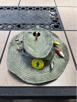 Resin Fishing Hat Bird House