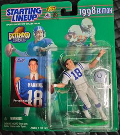 1998 Peyton Manning RC SLU STARTING LINEUP