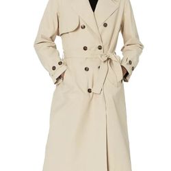 New In Package! “The Drop” Women’s Classy Lightweight Belted Trench Coat (Size XXS, XS, S,M,L, XL You Choose) $25 (#829)