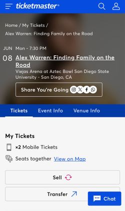 Alex Warren tickets