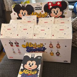 PopMart Mickey Family Cute Together Keychain