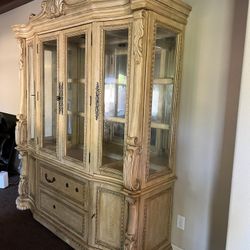 Dining Table with China Cabinets 