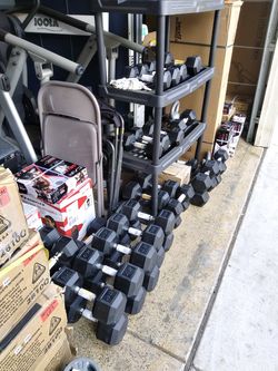 💥RUBBER HEX DUMBBELLS💥