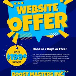 Business Website. Only $199.  