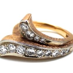 Ladies Diamond/14K Gold Fashion Ring