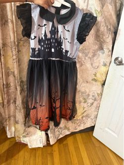 Halloween Castle & Bats Tulle Dress