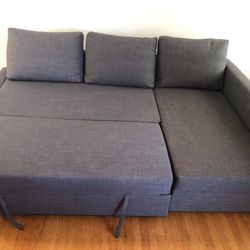 IKEA Friheten Dark Grey Sleeper Sofa
