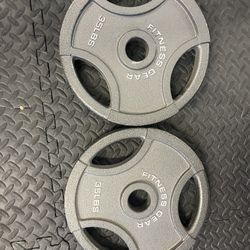 Barbell Grey Cast Iron Weight Plate