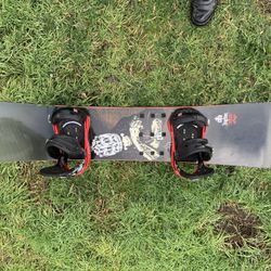 Burton Baron Snowboard With Burton Bindings