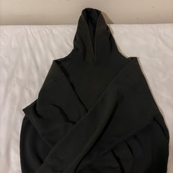 essentials fear of god black hoodie