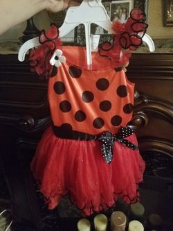 Ladybug costume 3t-4t