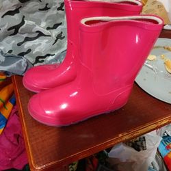 Girls Size 2-3 Rain Boots