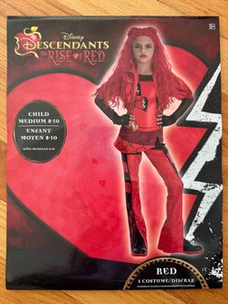 Descendants The Rise of Red Costume - Disney, size Medium 8-10