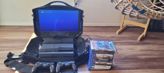 Playstation 4 With Gaems monitor