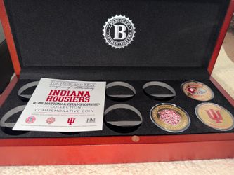 Indiana Hoosiers 2026 Championships Collection Coins 39 MM Solid bronze Color Hi