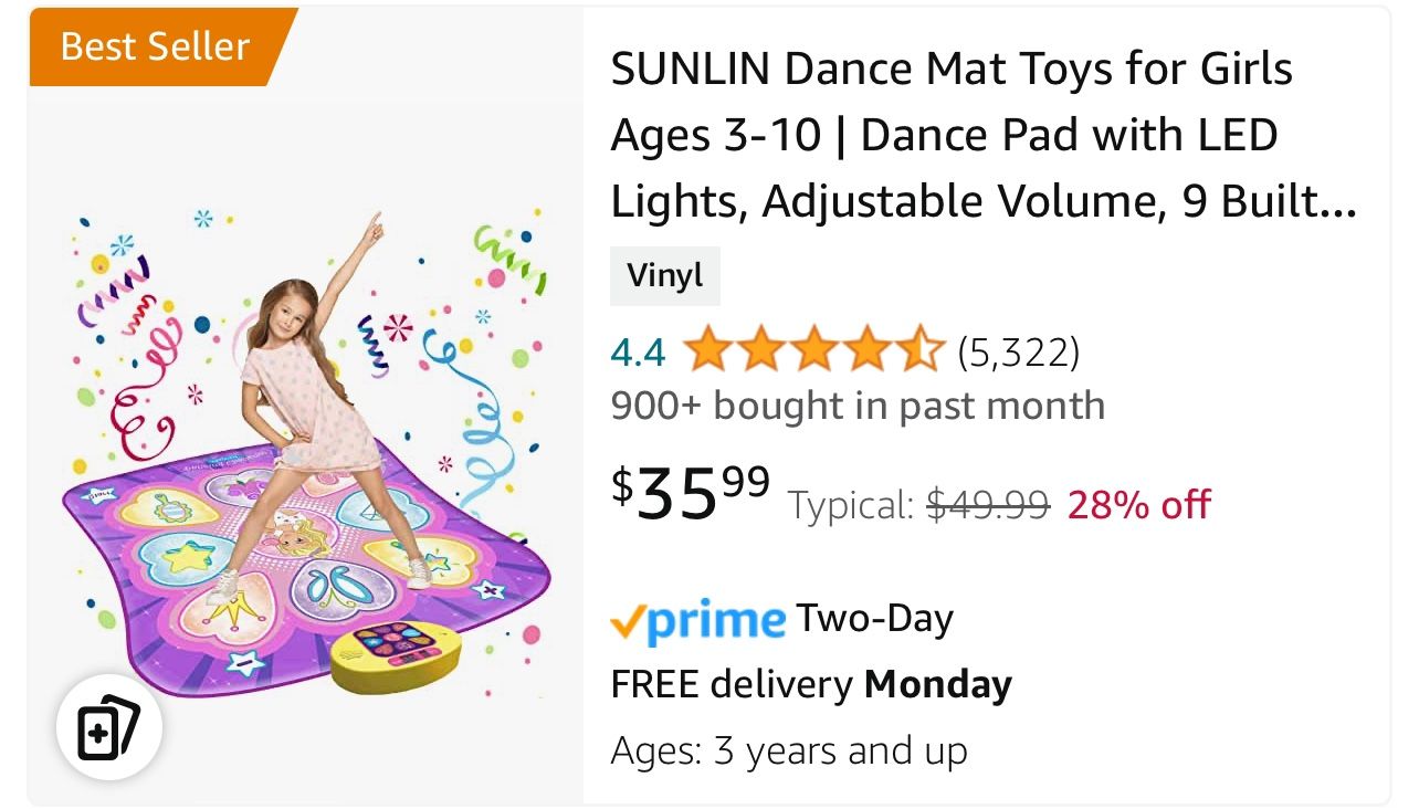 Dance Mat Toy