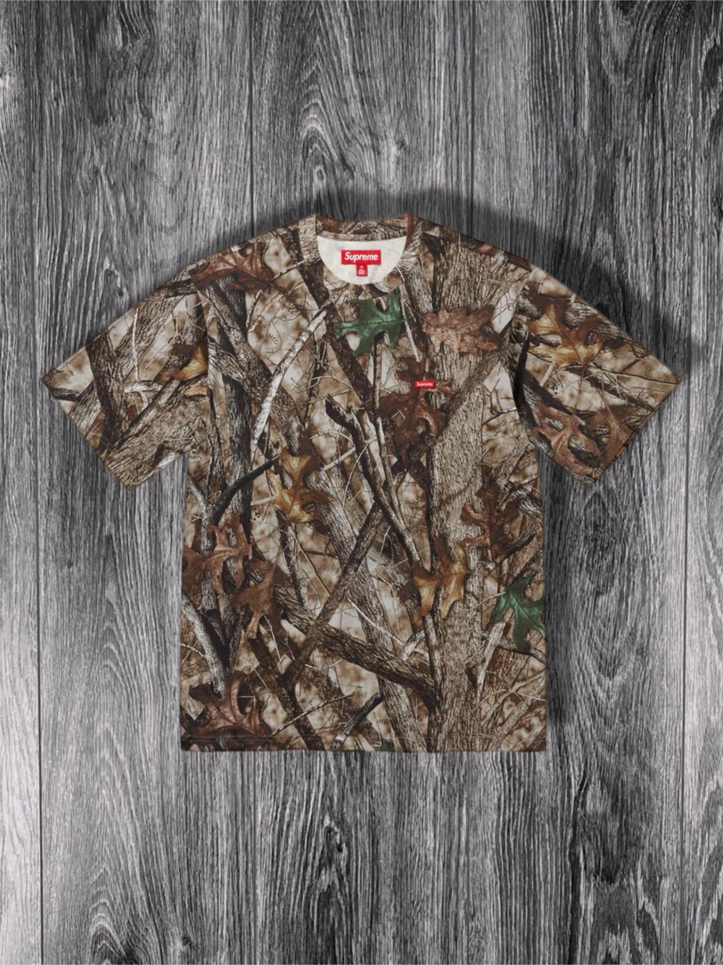 True Timber x Supreme Small Box Tee HTC ‘Fall Camo’ New Size XL
