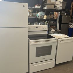 White Kitchen Appliance Package 