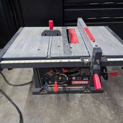 Craftsman 10" Table Saw (Please Read)