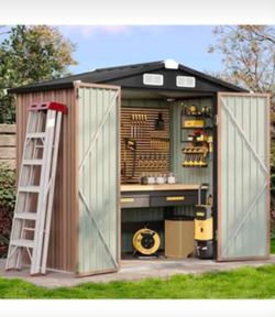 Metal shed
