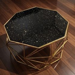 Very high end coffee table "starry night" living room furniture