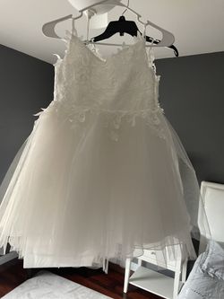 Set Of 2 Dresses For Wedding With Baskets Crowns Bracelets 