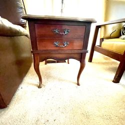 Coffee table and end tables