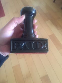 Vintage Avon Paid Stamp Decanter