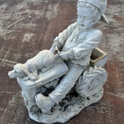Statue “Boy with a Puppy”